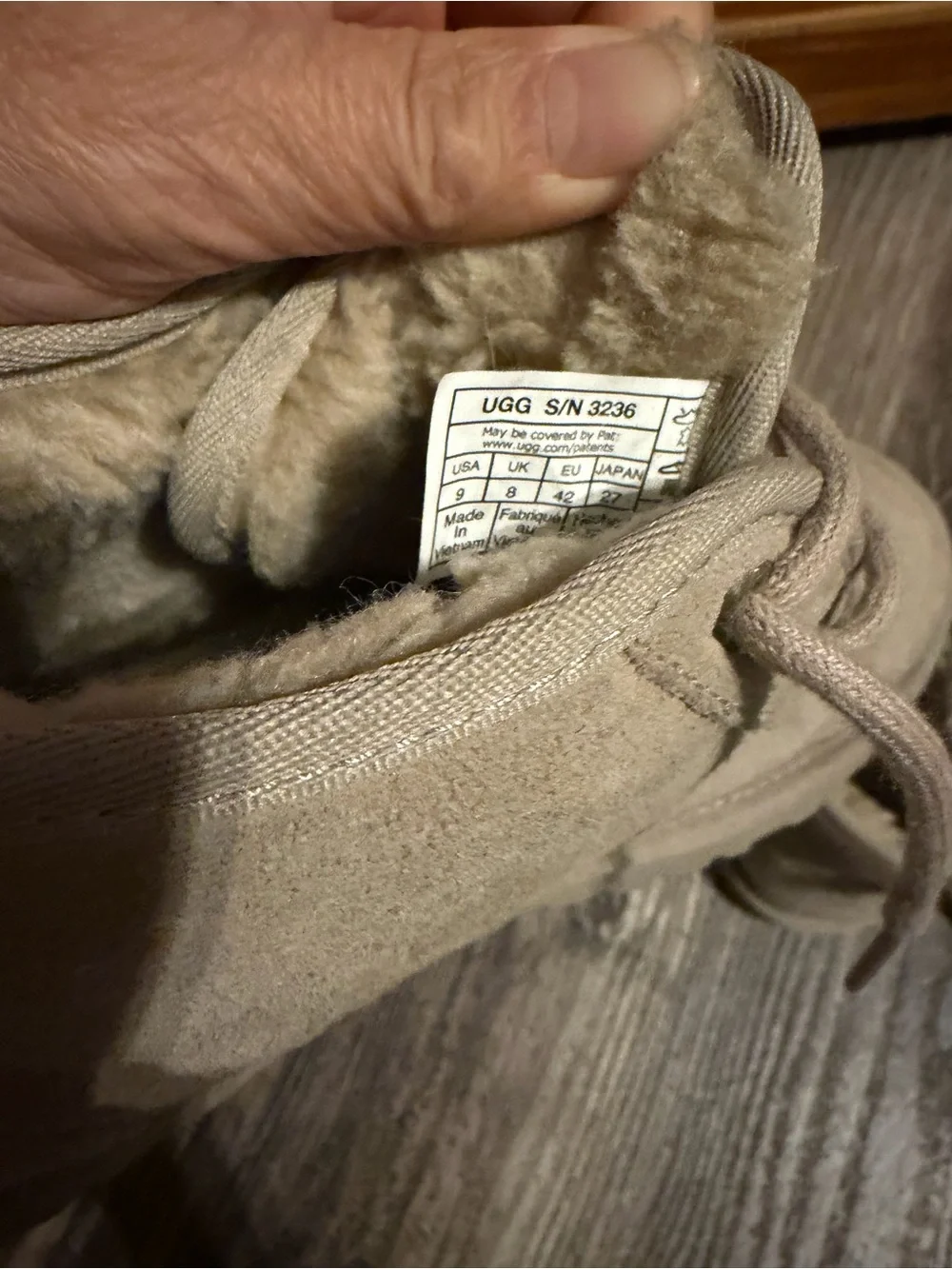 UGG soft suede